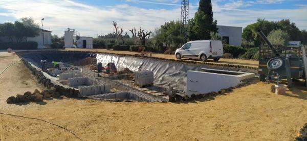 The works of the INTEXT project progress in two wetlands of the CENTA Plant